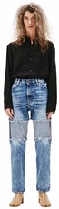 Maison Margiela Reconstructed High-rise Jeans 191265